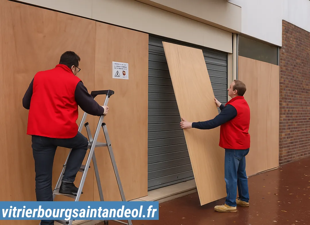 Mise en sécurité fermeture provisoire Bourg-Saint-Andéol