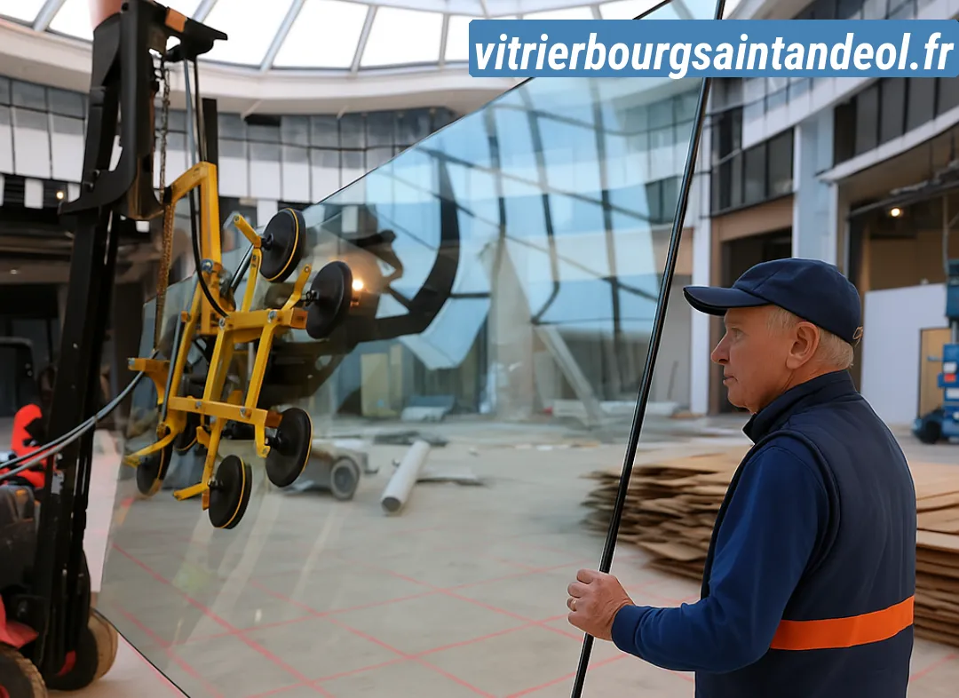 Remplacement de vitrine magasin Bourg-Saint-Andéol